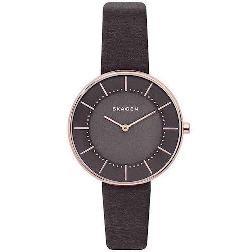 Image of Skagen Gitte rosa forgyldt quartz Dame ur, model SKW2613